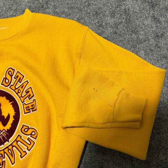 Vintage ASU Sun Devils Cropped Russell Athletic Sweatshirt Women’s Small - Picture 5 of 6